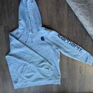 Carhartt Relaxed Fit Hoodie XL Blue | Great Condition